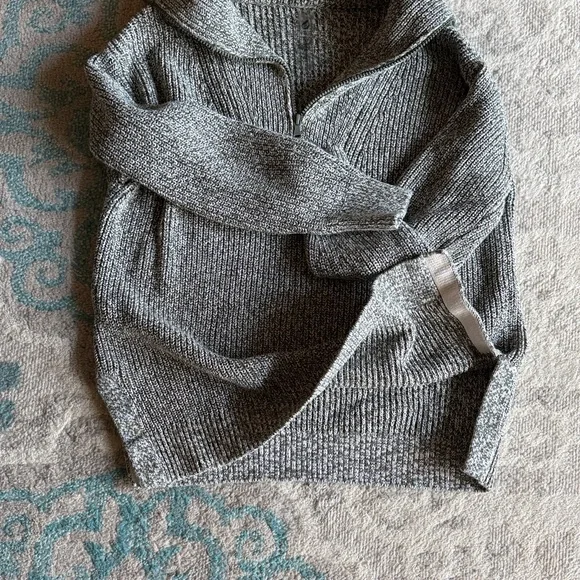 Lou & Grey Zip-Neck Ribbed Sweater - Picture 6 of 7